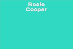Rosie Cooper