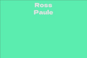 Ross Paule