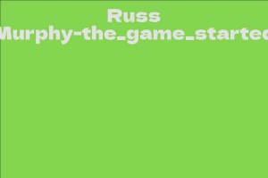 Russ Murphy-the_game_started