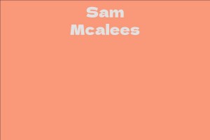 Sam Mcalees