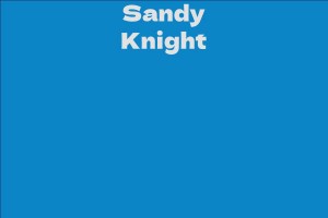 Sandy Knight