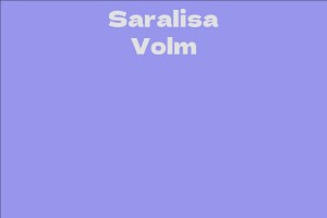 Saralisa Volm