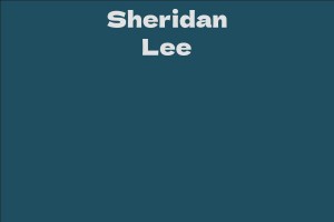 Sheridan Lee