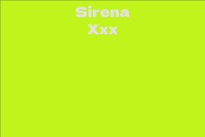 Sirena Xxx