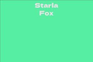 Starla Fox