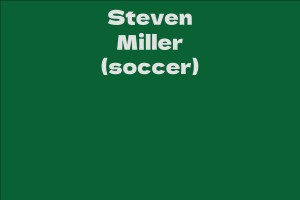 Steven Miller (soccer)