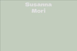 Susanna Mori