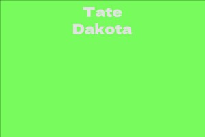 Tate Dakota
