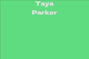 Taya Parker