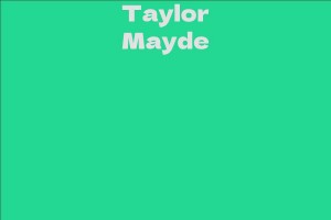 Taylor Mayde