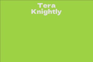 Tera Knightly
