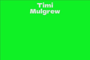 Timi Mulgrew