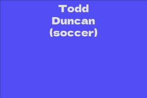 Todd Duncan (soccer)