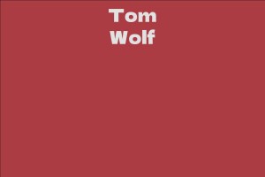 Tom Wolf