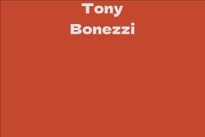 Tony Bonezzi