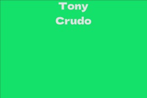 Tony Crudo