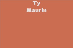 Ty Maurin