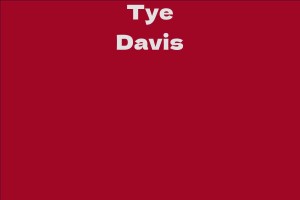 Tye Davis