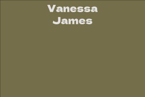 Vanessa James
