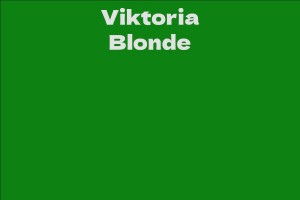 Viktoria Blonde