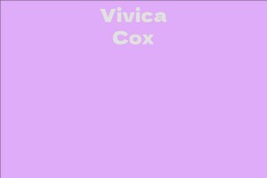 Vivica Cox