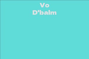 Vo D'balm