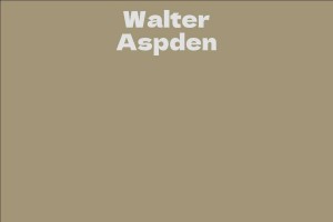 Walter Aspden