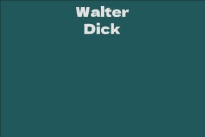 Walter Dick