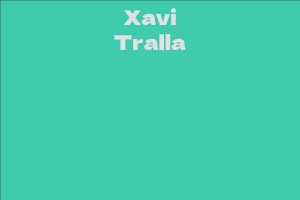 Xavi Tralla