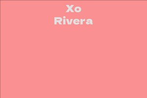 Xo Rivera