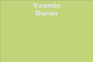 Yasmin Duran