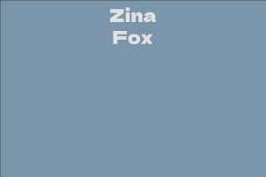 Zina Fox